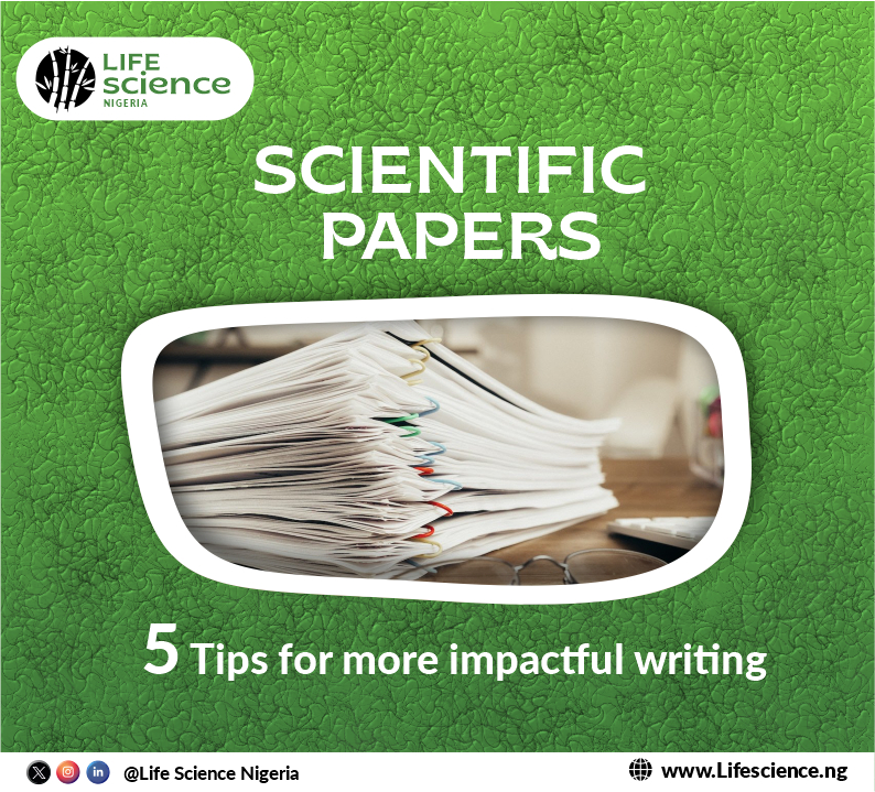 SCIENTIFIC PAPERS- 5 Tips for More Impactful Writing.