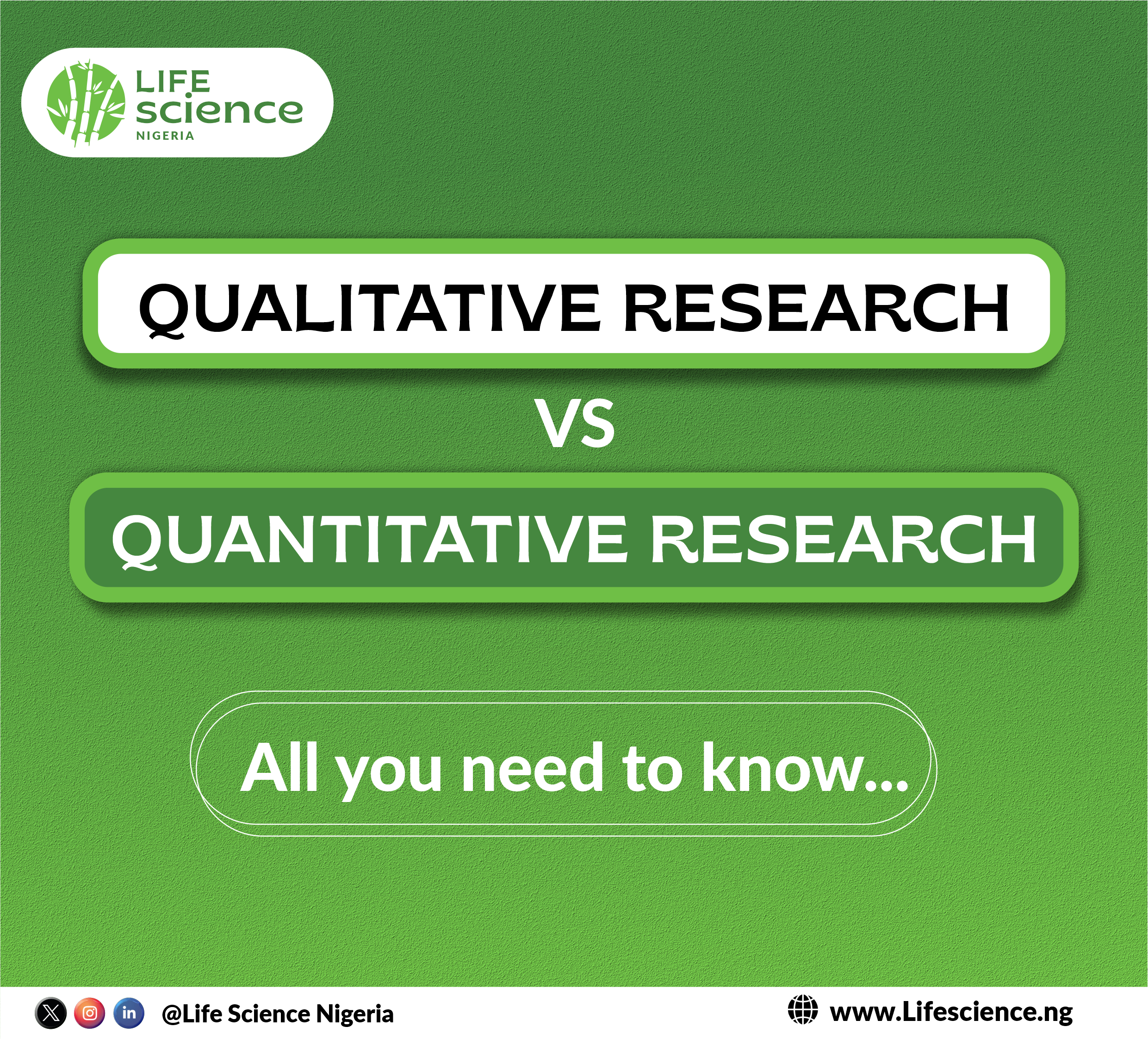 WHAT IS THE DIFFERENCE BETWEEN QUALITATIVE AND QUATITATIVE RESEARCH?